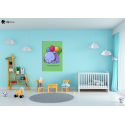Πίνακας Καμβάς Elephant with balloons