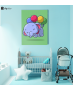 Πίνακας Καμβάς Elephant with balloons