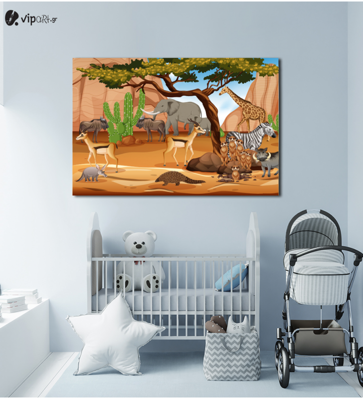 Πίνακας Καμβάς Animal Safari