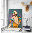 Πίνακας σε Καμβά : Follow me Space Pop Art