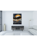 Πίνακας Καμβάς Black sea Sunset- Gold details