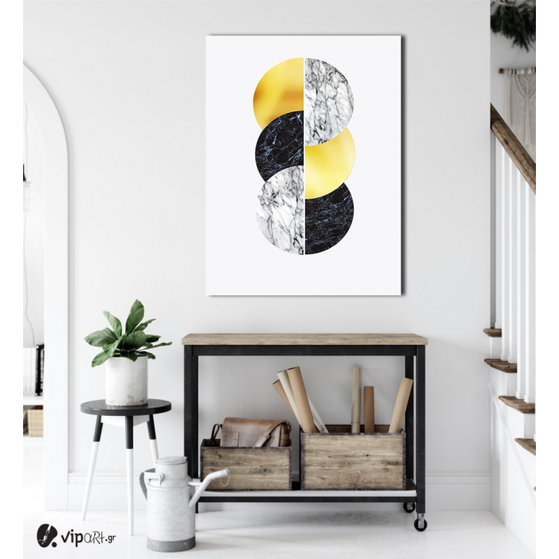 Πίνακας Καμβάς Circular shapes