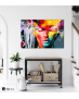 Πίνακας Καμβάς Colorful Modern Woman