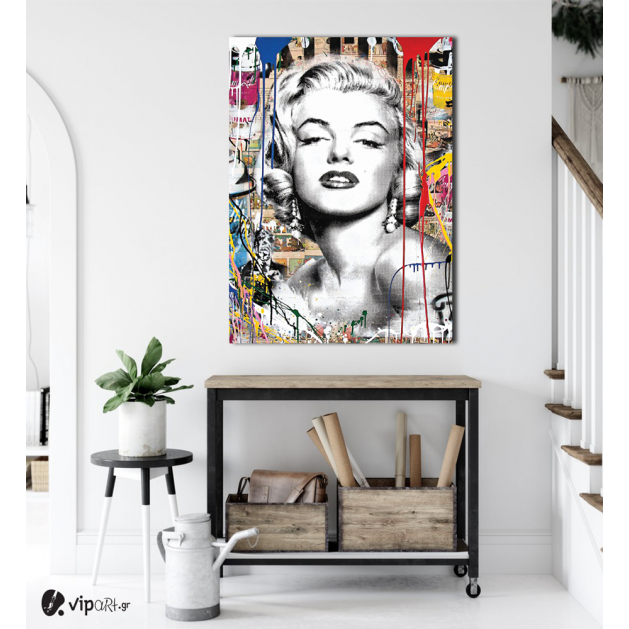 Πίνακας Καμβάς Marilyn Monroe- Colorful Art