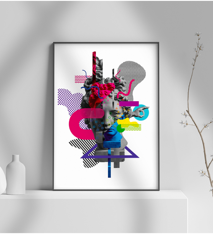 Εκτύπωση σε Αφίσα φωτογραφικό Χαρτί Αbstract Colorful Αrt