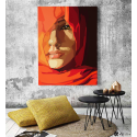 Πίνακας σε Καμβά Women in Burqa painting