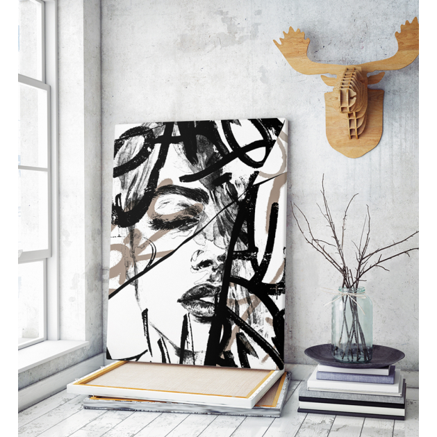 Πίνακας σε Καμβά Abstract Woman art