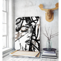 Πίνακας σε Καμβά Abstract Woman art