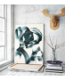 Πίνακας σε Καμβά Couple Silhouette Painting art