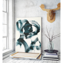 Πίνακας σε Καμβά Couple Silhouette Painting art