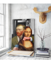 Πίνακας σε Καμβά Van Gogh and Mona Lisa