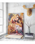 Πίνακας Καμβάς Colorful Woman Painting- Animals
