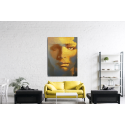 Πίνακας Καμβάς Portrait gold texture