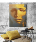 Πίνακας Καμβάς Portrait gold texture