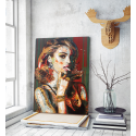 Πίνακας Καμβάς Graffiti Art Abstract Woman Portrait