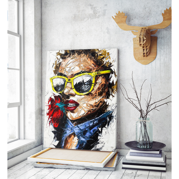 Πίνακας Καμβάς Woman Portrait Art