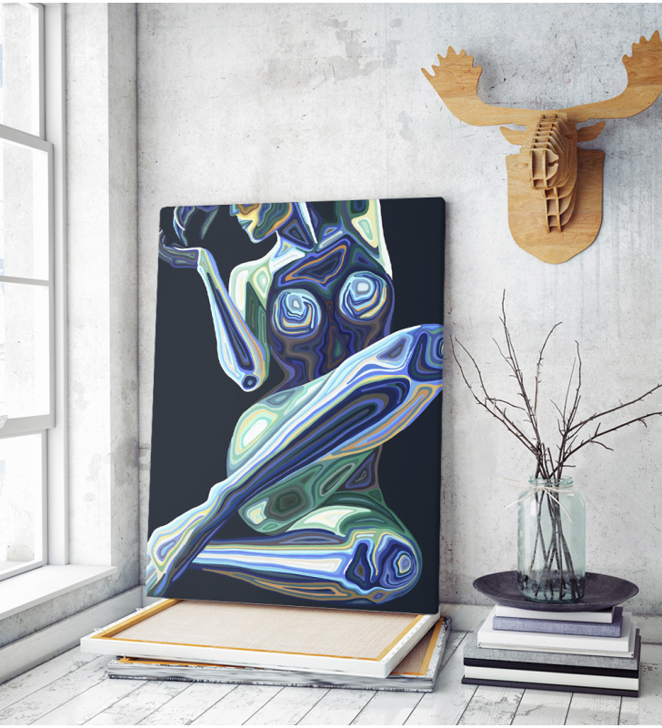 Abstract Body Art Paint