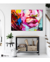 Πίνακας σε Καμβά : Abstract Lip Art