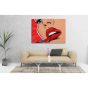 Πίνακας σε Καμβά : Pop Art Lipstick
