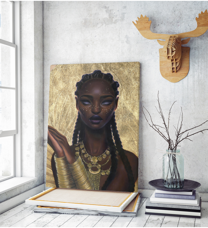 Πίνακας σε Καμβά : Gold Goddess