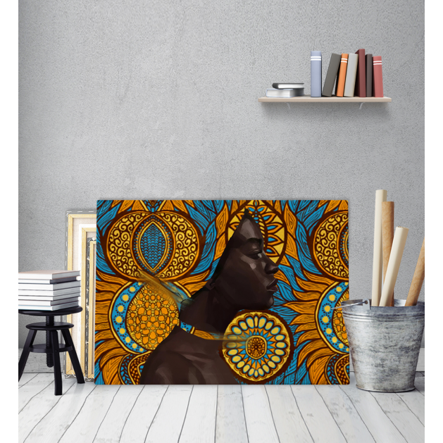 Πίνακας σε Καμβά : African Woman Colors