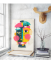 Πίνακας σε Καμβά : Ethnic Abstract