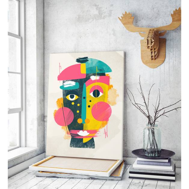Πίνακας σε Καμβά : Ethnic Abstract