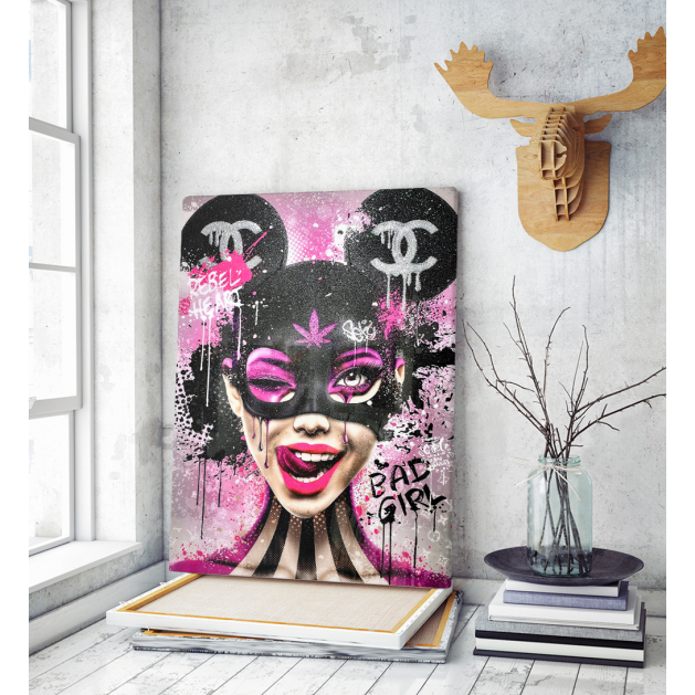 Πίνακας σε Καμβά : Designer Pink