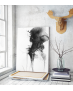 Πίνακας σε Καμβά : Black And White Lady Painting