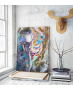 Πίνακας σε Καμβά : Abstract Portrait Art