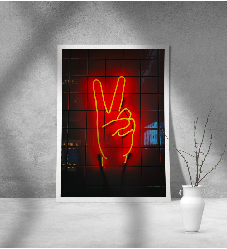 Εκτύπωση σε Αφίσα Χαρτί Peace