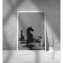 Εκτύπωση σε Αφίσα Χαρτί Black And White Chess