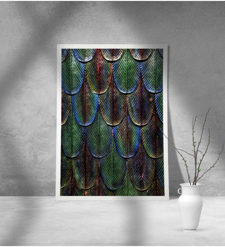 Εκτύπωση σε Αφίσα Χαρτί Dragon Pattern