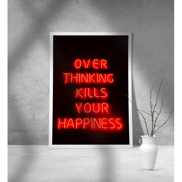 Εκτύπωση σε Αφίσα Χαρτί Overthinking