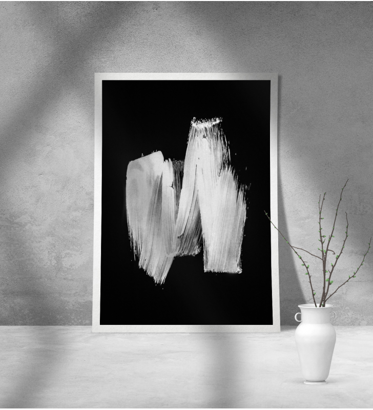 Εκτύπωση σε Αφίσα Χαρτί Brush Paint 2