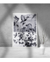 Εκτύπωση σε Αφίσα Χαρτί Black and White Pigeons