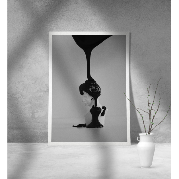Εκτύπωση σε Αφίσα Χαρτί Black and White Minimal Art