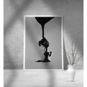 Εκτύπωση σε Αφίσα Χαρτί Black and White Minimal Art