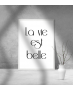 Εκτύπωση σε Αφίσα Χαρτί La Vie Est Belle