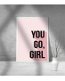 Εκτύπωση σε Αφίσα Χαρτί Go Girl