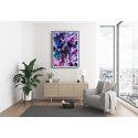 Εκτύπωση σε Αφίσα Χαρτί Abstract Purple Art