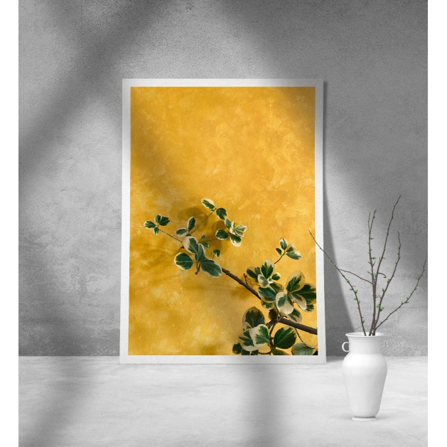 Εκτύπωση σε Αφίσα Χαρτί Yellow Theme Poster