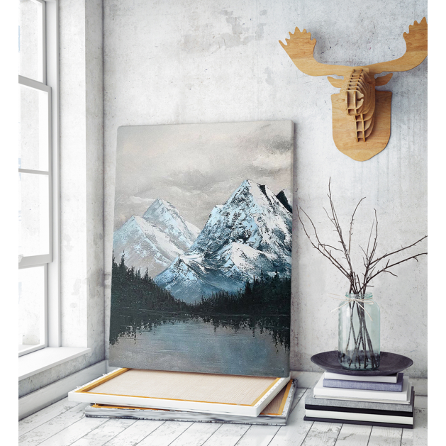 Πίνακας σε Καμβά : Winter Mountains