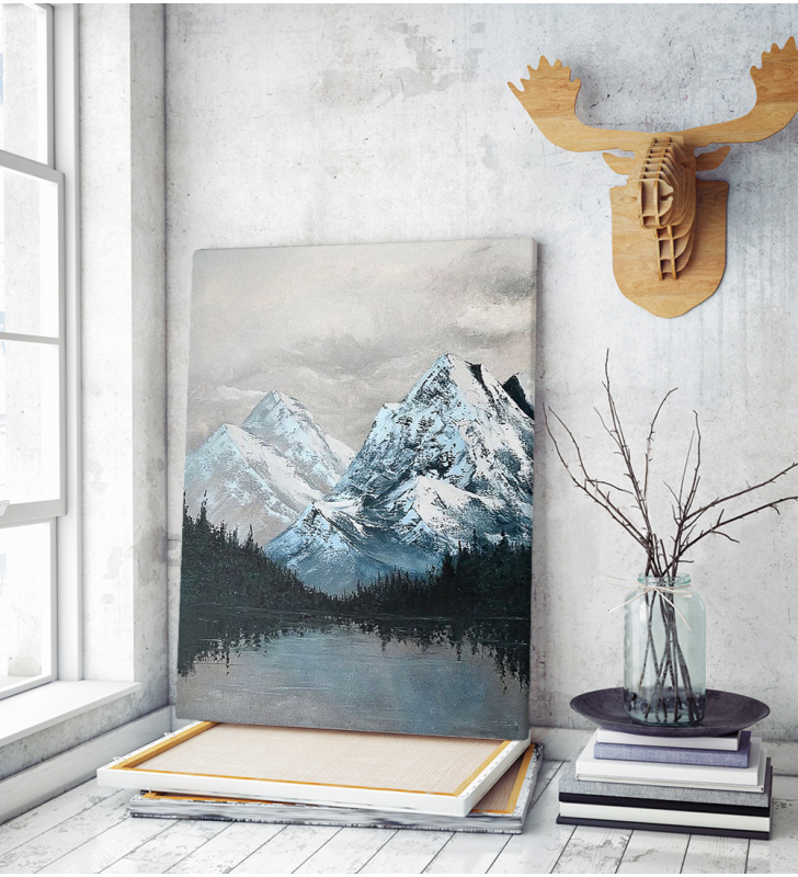 Πίνακας σε Καμβά : Winter Mountains