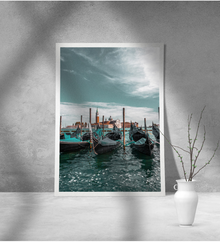 Εκτύπωση σε Αφίσα Χαρτί Gondola Marine