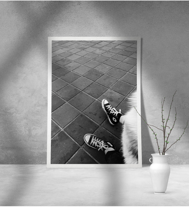 Εκτύπωση σε Αφίσα Χαρτί BNW Shoes