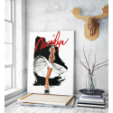Πίνακας σε Καμβά : Marilyn White Dress
