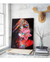 Πίνακας σε Καμβά : Abstract Portrait Lady