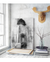 Πίνακας σε Καμβά : Black and White Rose Lady