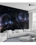 Αυτοκόλλητη Ταπετσαρία Τοίχου 3d : Galaxy